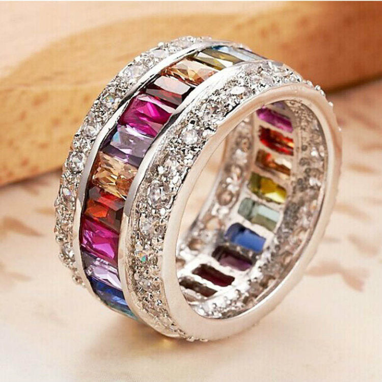 Colorful Female Ring (Multicolor Stones)
