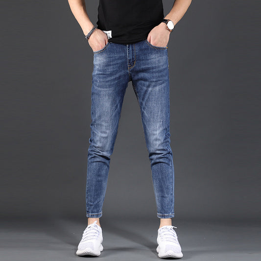Jeans Summer All Match Stretch Casual Pants for Men