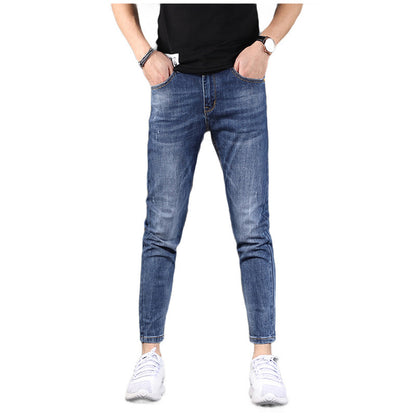 Jeans Summer All Match Stretch Casual Pants for Men