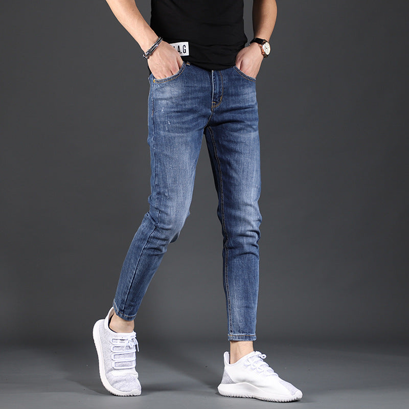 Jeans Summer All Match Stretch Casual Pants for Men