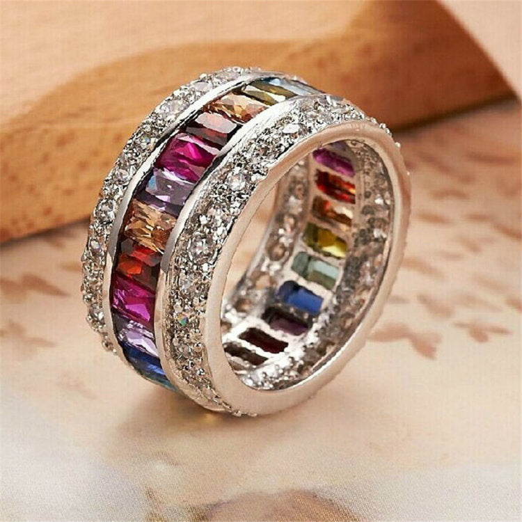 Colorful Female Ring (Multicolor Stones)