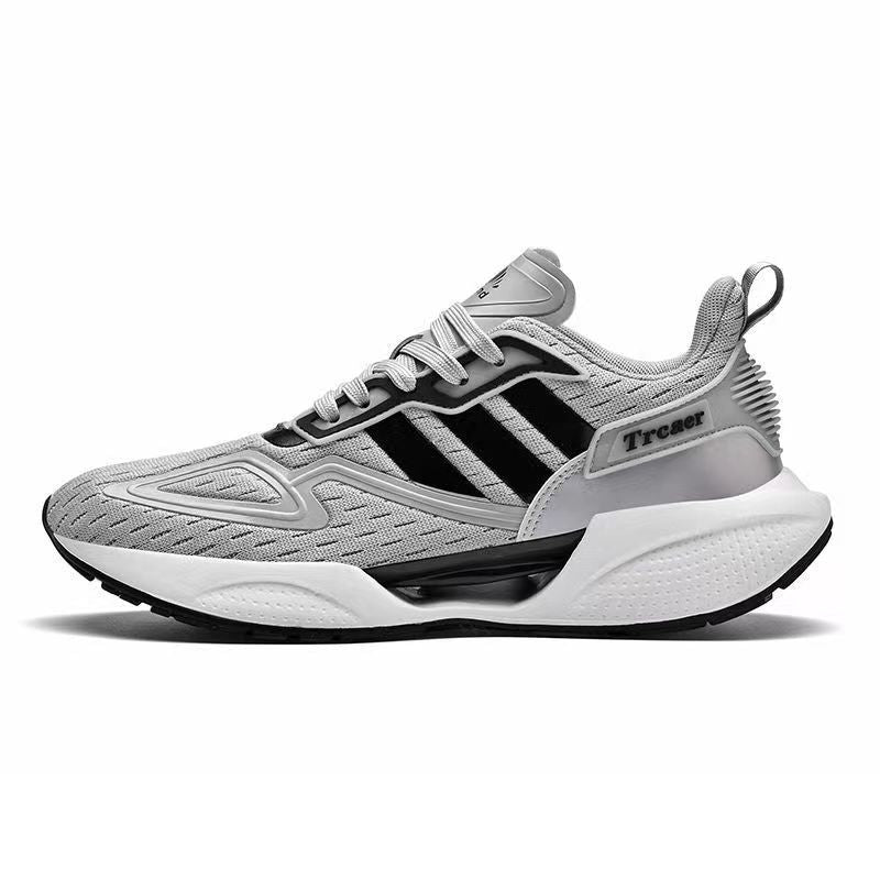 Fly-knit Sneakers Mesh Breathable Shoes for Men: Lightweight and Comfortable