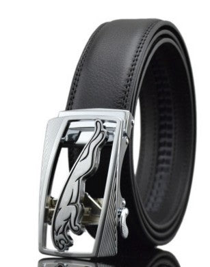 Automatic Buckle Leather Belt for Men