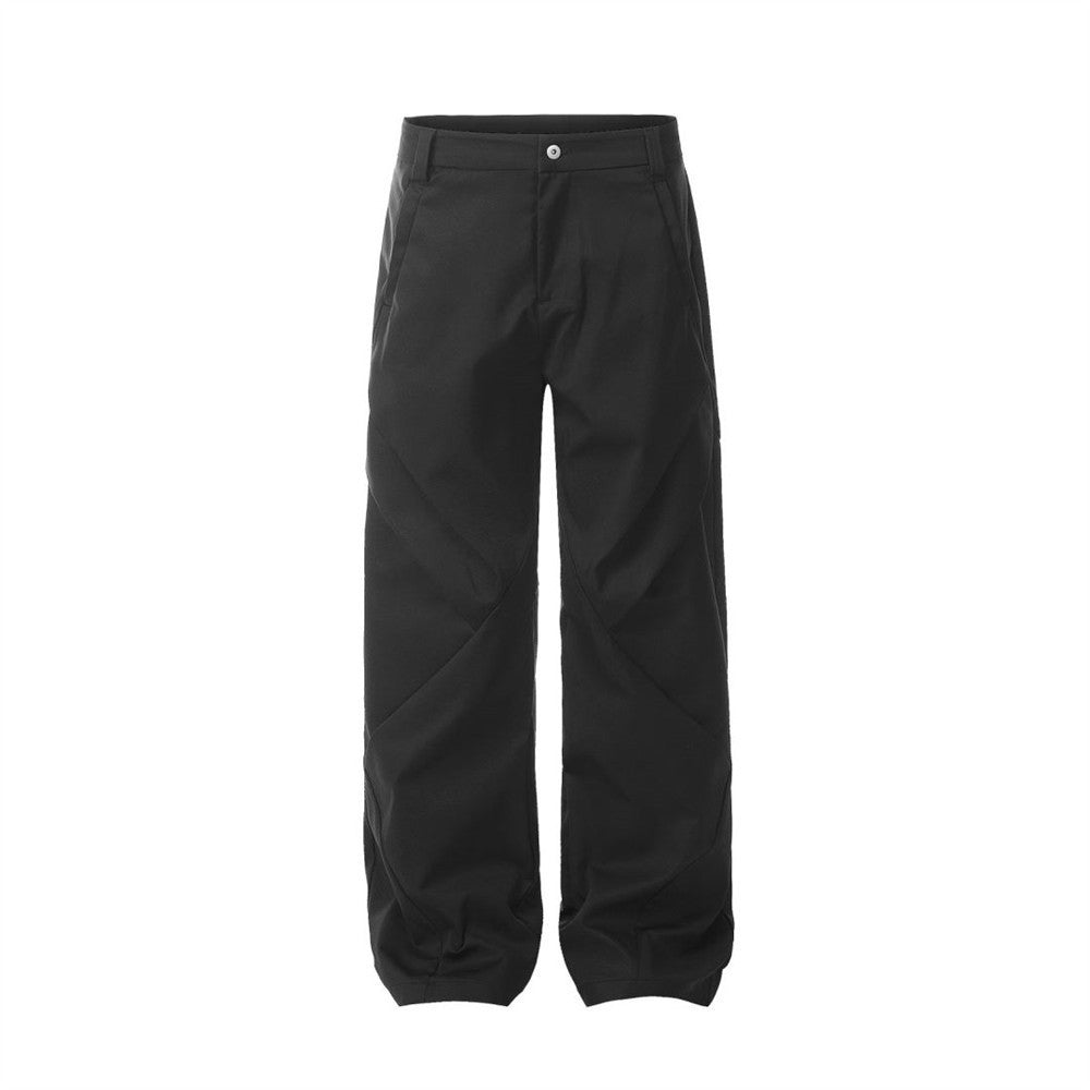 Solid Color Casual Trousers Pants for Men