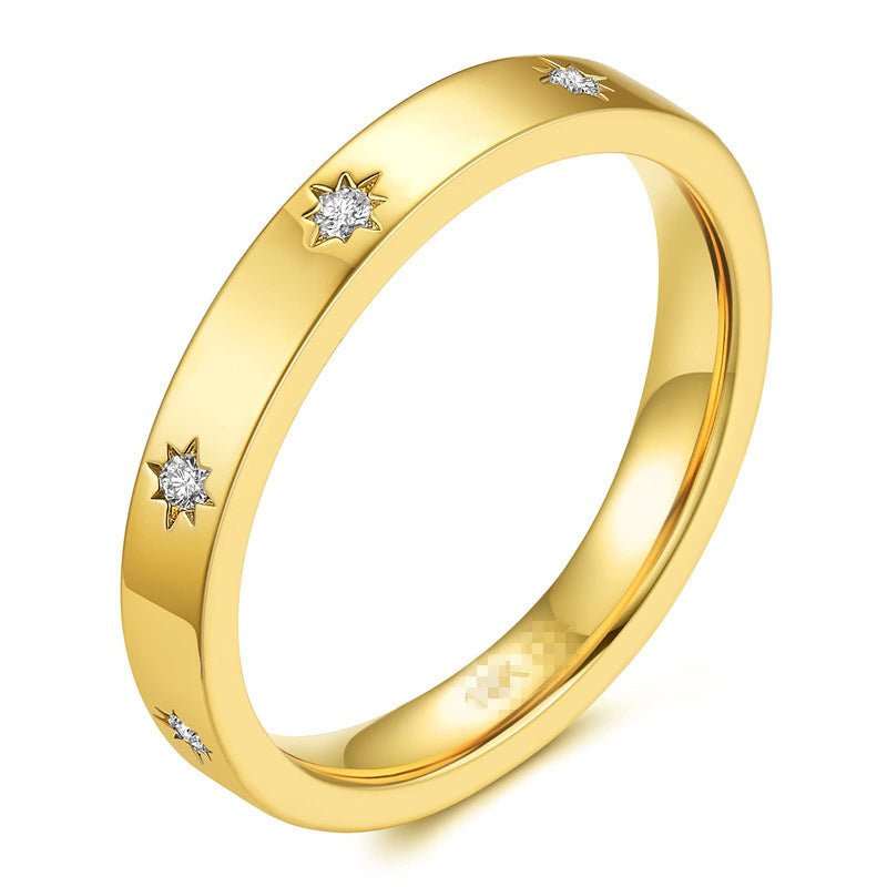 Stunning Star Designed Diamond Ring