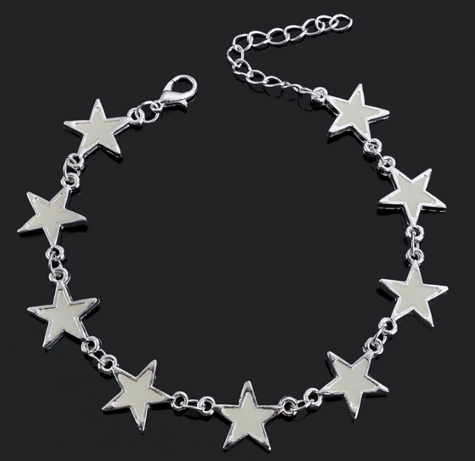 Real night glow bracelets Stars peach blossoms luminous bracelets bracelets