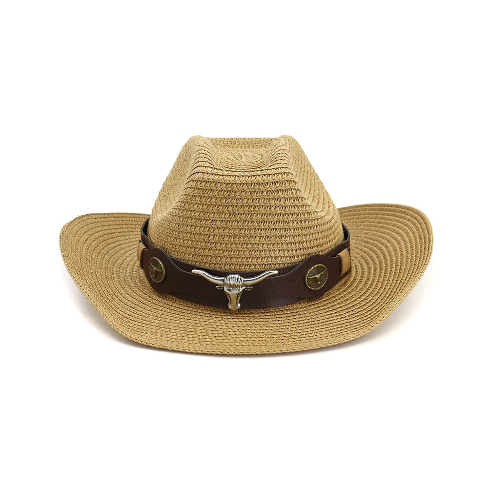 Western Cowboy Ethnic Straw Hat