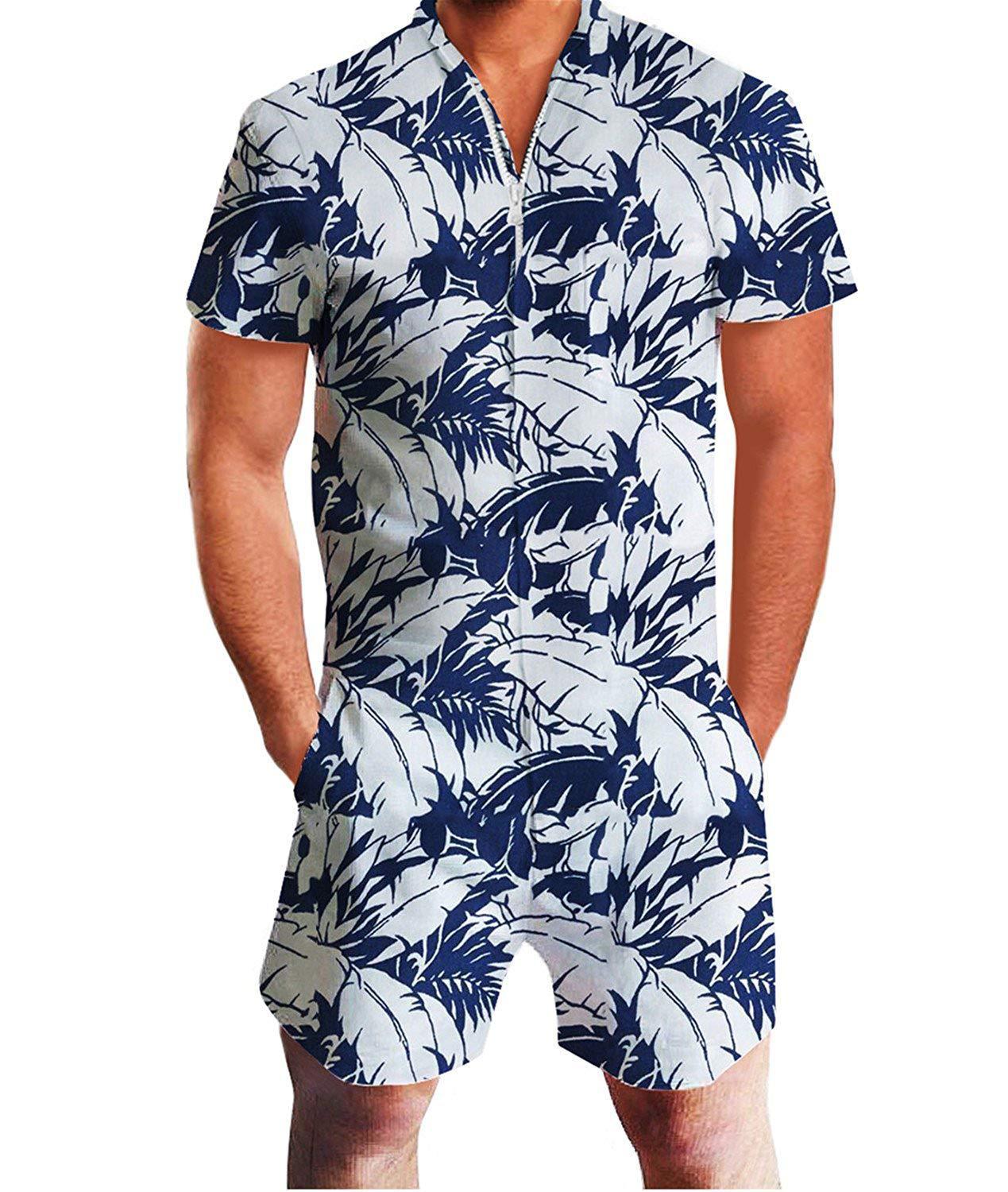 European and American Summer Short-Sleeved Suit for Men
