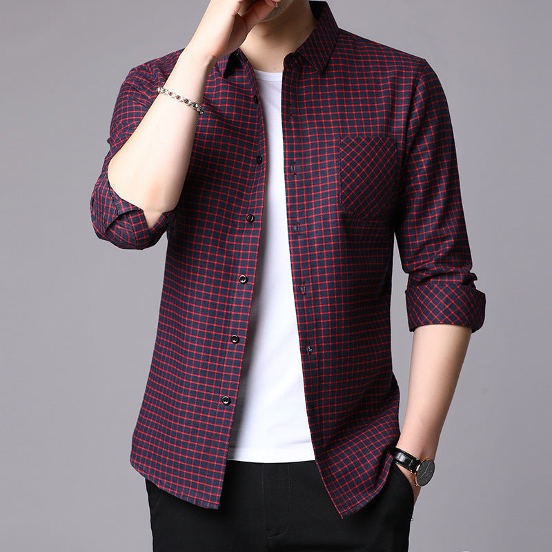 Autumn And Winter New Shirts Businessmen's Long Sleeves