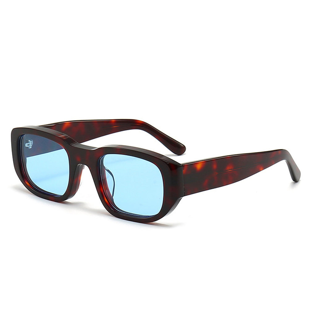 Thick Plate Color Trend Niche Hip Hop Retro Nylon Sunglasses