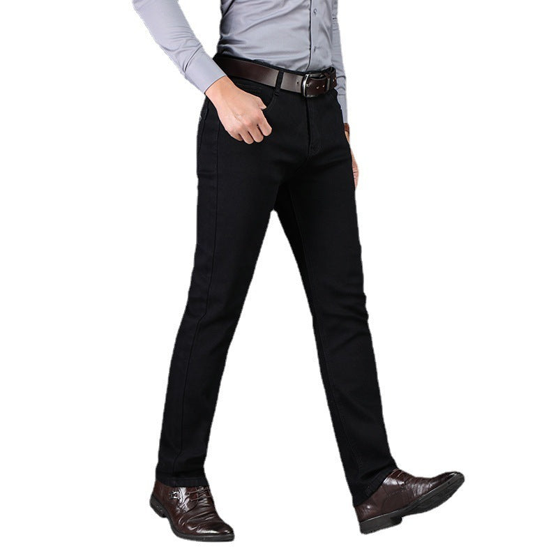 Casual Straight Stretch Long Pants for Men