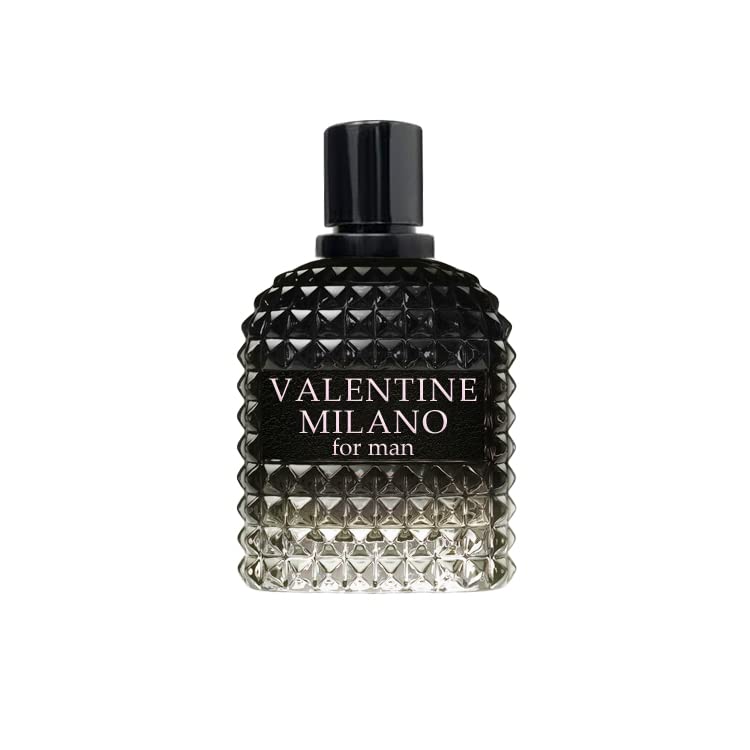 Valentine Milano Eau de Toilette Natural Spray Men Cologne Masculine Scent 3.4 Fl Oz/100ML Perfume for Men