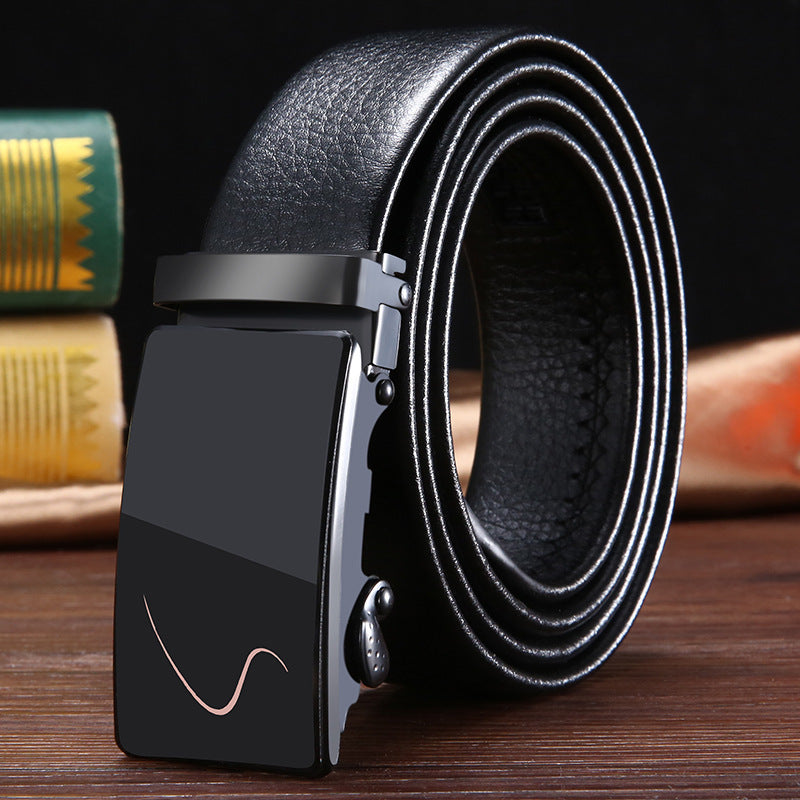 Business Acrylic Automatic Belt for Men