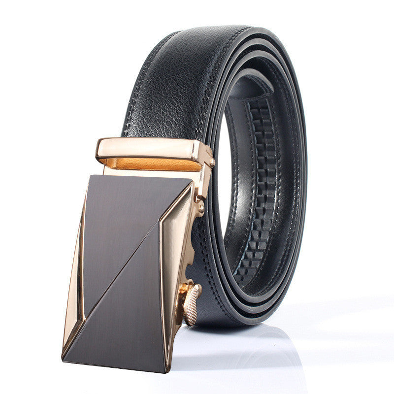 Automatic Buckle Casual Leather Belt for Men