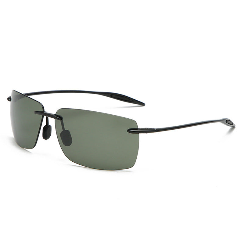 Light Rimless TR90 Sunglasses For Men