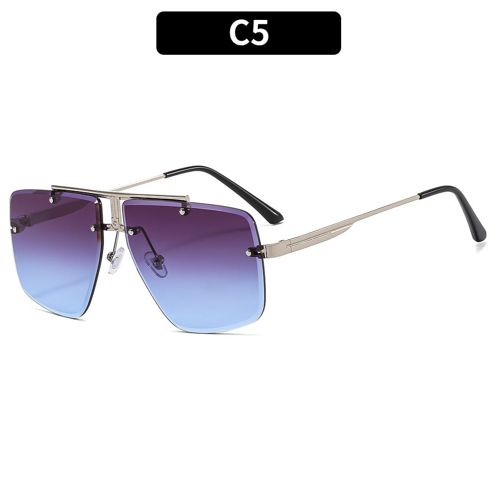 Square Frame Retro Sunglasses for Men
