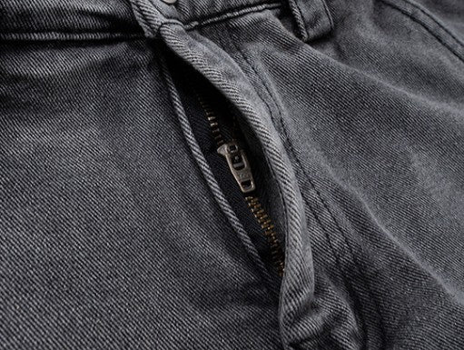 Men's Double Layer Stitching Ruffle Straight-leg Trousers