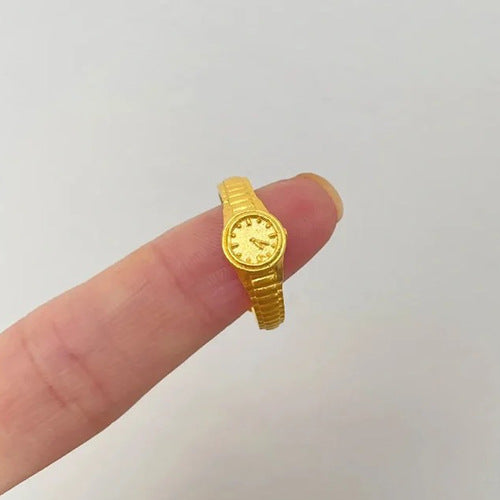 Light & Luxury Watch Designed Ring for Women