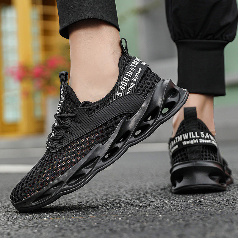 Large Mesh Blade Sneaker Shoes: Breathable Summer