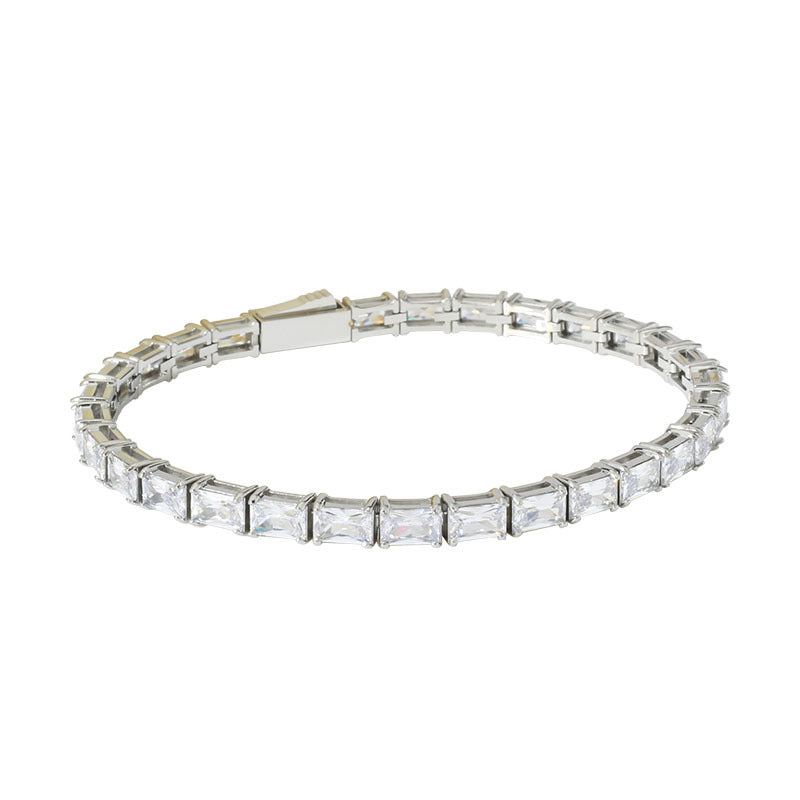 Full Diamond Titanium Steel Bracelet