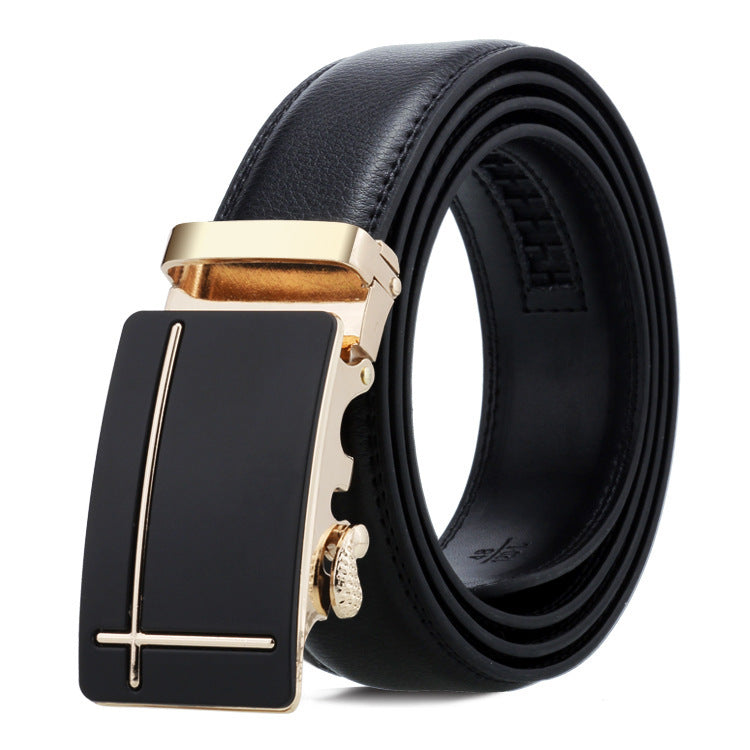 Belt Automatic Buckle Business Trouser Belt for Men