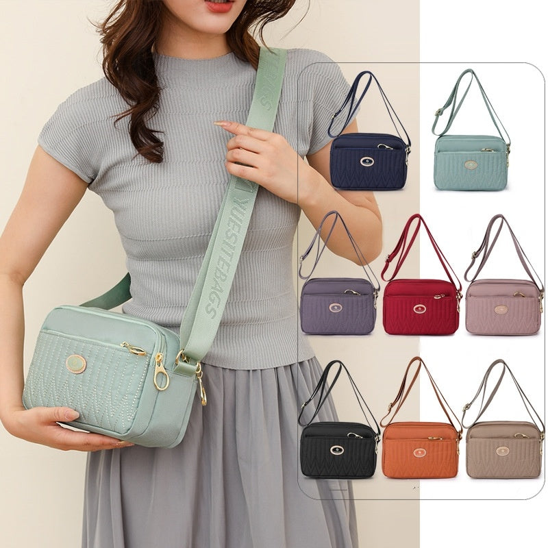 Casual Women Cross Body Small Messenger Handbag: Shoulder Over Bags Fashion and Lightweight Underarm Brand Luxury Bag for Women